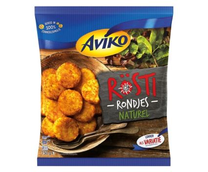 Замразени Картофени Кюфтета Aviko Rosti Naturel 750 г