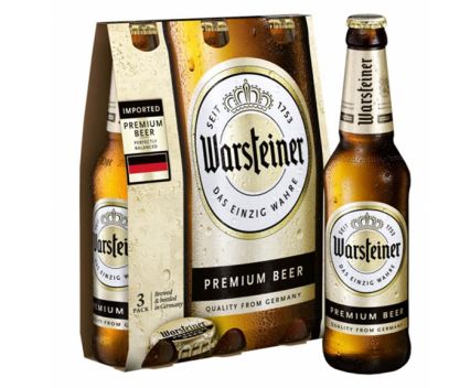 Бира Warsteiner 3 бр х 330 мл