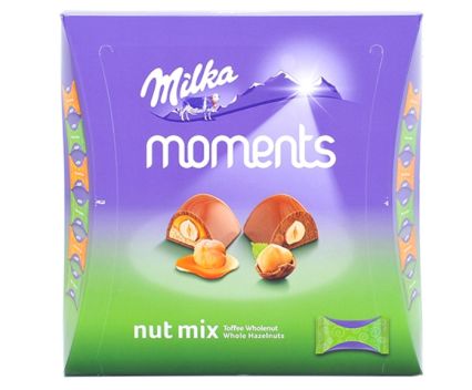 Шоколадови Бонбони Moments Nut Mix Milka 169 г