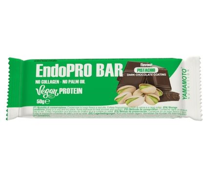 Веган Протеинов Бар EndoPRO BAR Шамфъстък с Черен Шоколад Yamamoto Nutrition 50 г