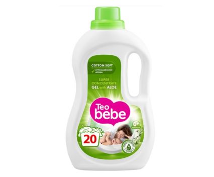 Гел за Пране Teo Bebe Tender Aloe Концентриран 20 пр. 1.1 л