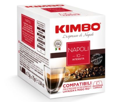 Кафе Капсули Kimbo Napoli Съвместими с Lavazza A Modo Mio 10 бр