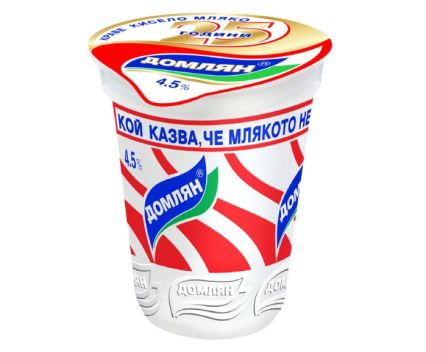 Кисело Мляко Домлян 4.5% 500 г