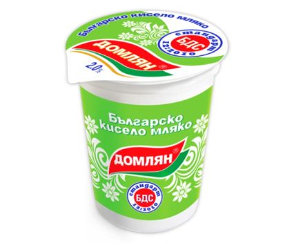 Кисело Мляко Домлян БДС 2% 400 г