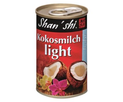 Кокосово Мляко 40% Масленост Shan shi Light 165 мл
