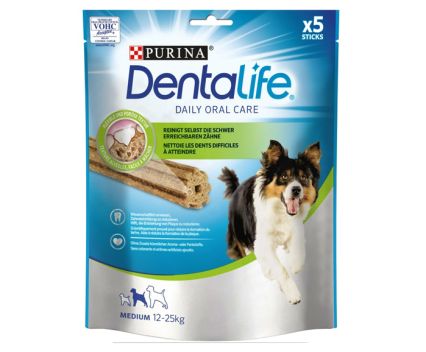 Лакомство за Кучета от Средни Породи Purina Dentalife 115 г