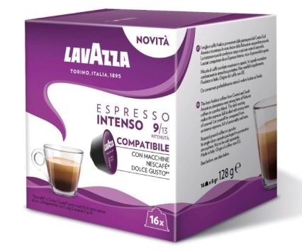 Кафе Капсули LavAzza Еspresso Intenso Съвместими с Dolce Gusto 16 бр
