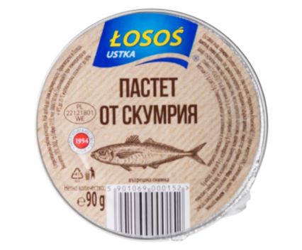 Пастет от Скумрия Losos 90 г