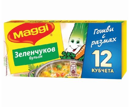 Maggi Зеленчуков бульон 12 бр x 10 г