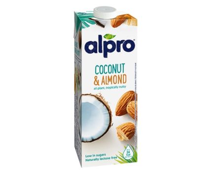 Кокосово-Бадемова Веган Напитка Alpro Без Глутен, Без Лактоза 1 л