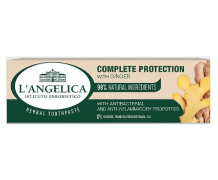 Паста за Зъби L’Angelica за Цялостна Защита с Джинджифил 75 мл