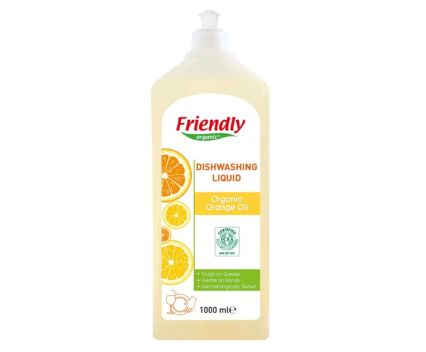 Препарат за Измиване на Съдове Friendly Organic с Портокалово Масло 1 л