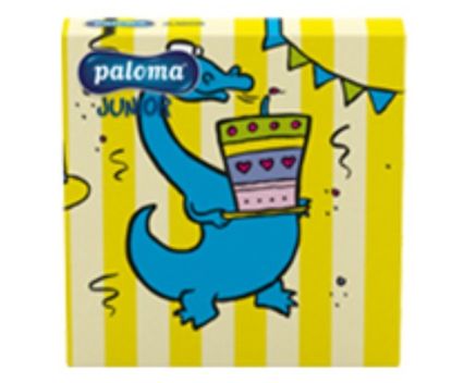 Салфетки Paloma Junior Трипластови, Асортимент 20 бр