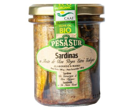 Сардини в Био Маслиново Масло Extra Virgin Pesasur 195 г