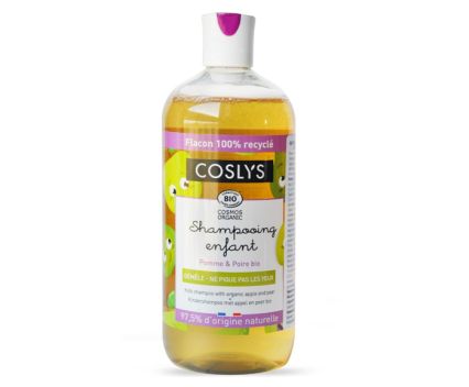 Детски Натурален Шампоан COSLYS с Ябълка и Круша 500 мл