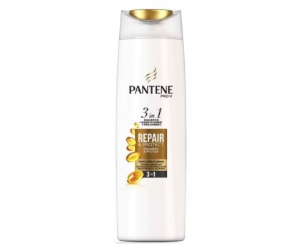 Възстановяващ Шампоан Pantene Repair & Protect 3 в 1 за Слаба и Увредена Коса 200 мл