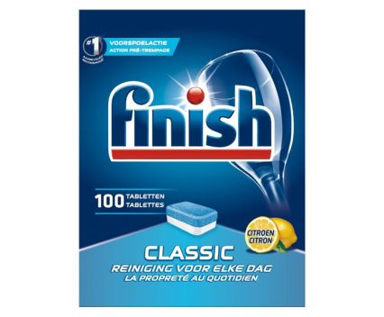 Таблетки за Съдомиялна Finish Classic Lemon 100 бр