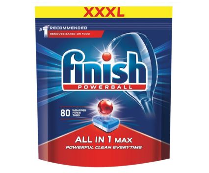 Таблетки за Съдомиялна Finish All in 1 Max 80 бр