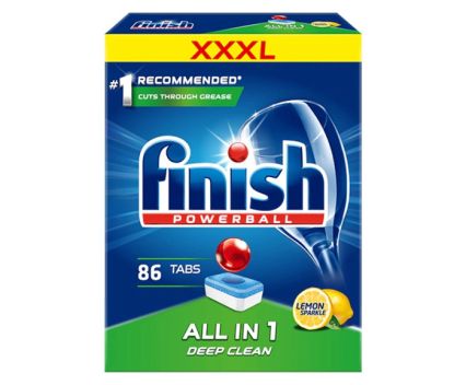 Таблетки за Съдомиялна Finish Powerball All in 1 Lemon 86 бр