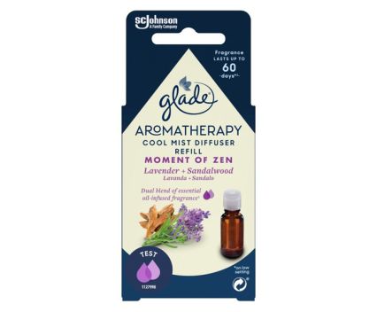 Пълнител за Арома Дифузер за Етерични Масла Glade Aromatherapy Лавандула и Сандалово Дърво 17 мл