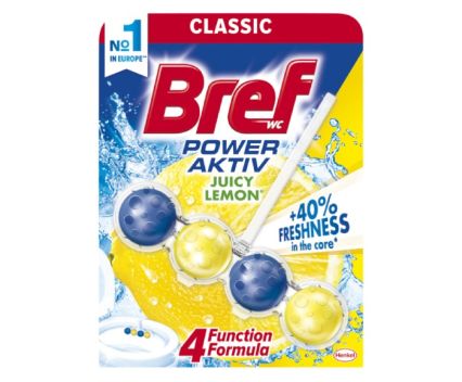 Ароматизатор за Тоалетна Чиния Bref Power Aktiv Lemon 50 г
