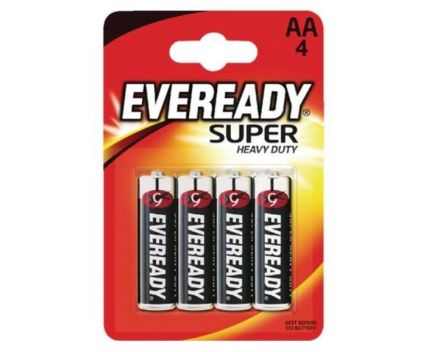 Батерии Цинкови Eveready SHD AA 1.5V 4 бр