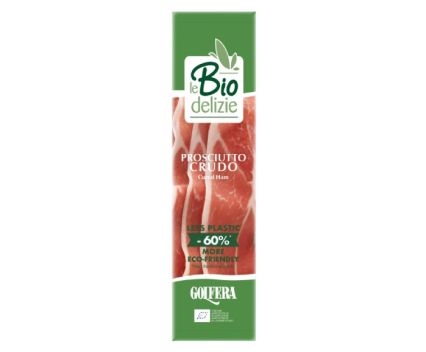 Био Прошуто Крудо Без Глутен и Без Лактоза Le Bio Delizie Слайс 80 г
