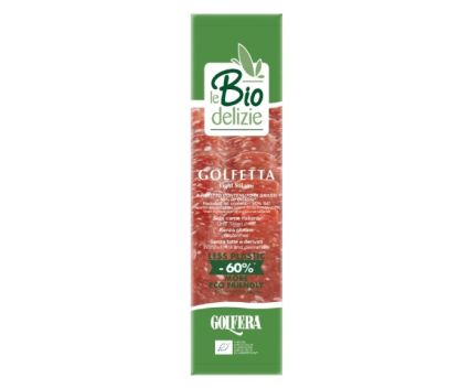 Био Салам Golfetta Без Глутен и Без Лактоза Le Bio Delizie Слайс 80 г