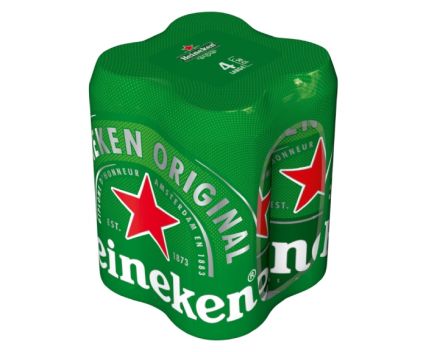Бира Heineken Кен 4 бр х 500 мл