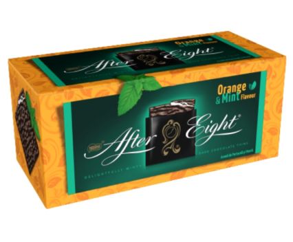 Шоколадови Бонбони Тъмен Шоколад с Мента и Портокал After Eight Nestle 200 г