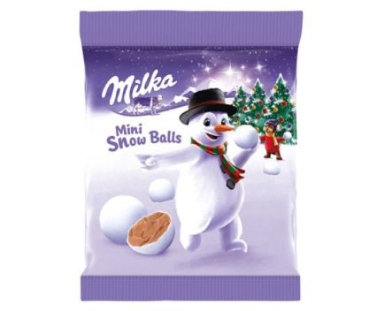 Мини Шоколадови Снежни Топки Milka 100 г