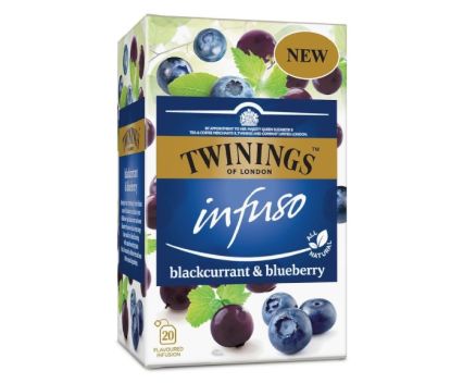 Чай Twinings Infuso Касис и Боровинка 20 бр х 2 г