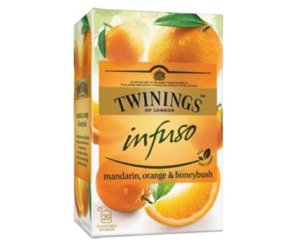 Чай Twinings Infuso Мандарина, Портокал и Меден Храст 20 бр х 2 г