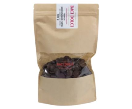 Черен Шоколадов Чипс Без Захар и Без Глутен Baci Dolci 500 г