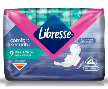 Дамски Превръзки Libresse Maxi Long 9 бр