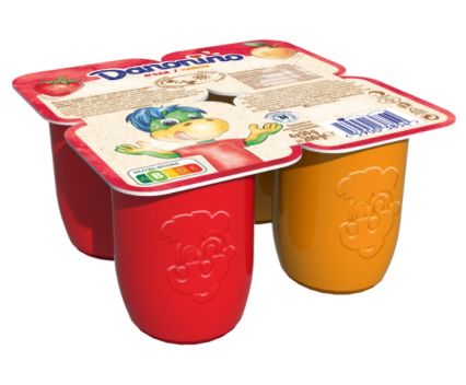 Danonino Ягода и Кайсия 4 х 50 г