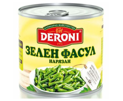 Зелен Фасул Deroni Нарязан 400 г