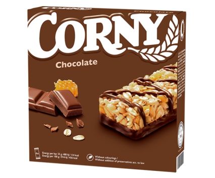 Мюсли Бар с Шоколад Corny 6 x 25 г