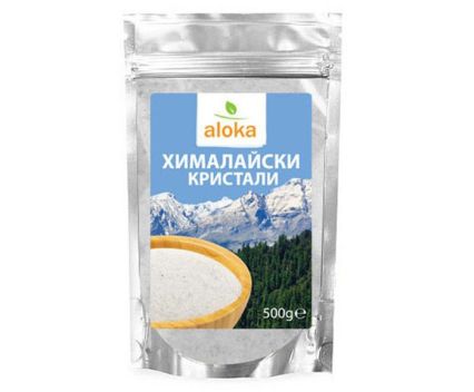 Бели Хималйски Кристали Aloka Фино Смлени 500 г