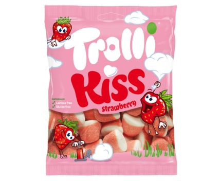 Желирани Бонбони Ягодки Trolli Kiss 100 г