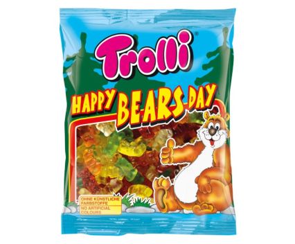 Желирани Бонбони Щастливи Мечета Trolli Happy Bears Day 100 г