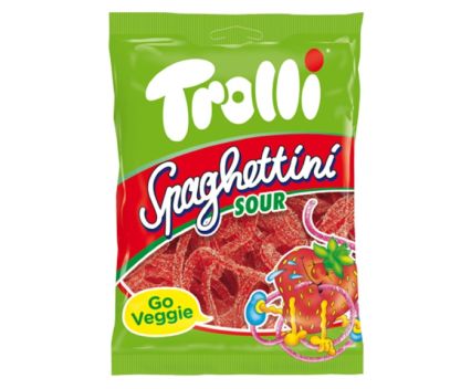 Желирани Бонбони Спагети Ягода Trolli Spaghettini 100 г