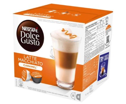 Кафе Капсули Nescafe Dolce Gusto Latte Macchiato Caramel 16 бр 8 Напитки