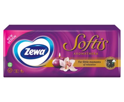 Носни Кърпички Zewa Softis Aromathera 4 пл. 10 бр