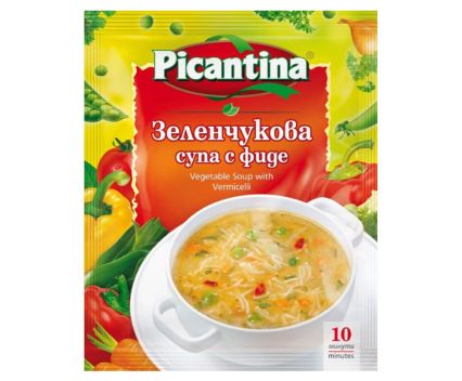 Крем Супа Picantina Зеленчукова с Фиде 52 г