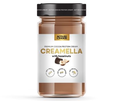 Премиум Какаов Протеинов Крем с Лешници Без Захар Creamella Active Choice 300 г