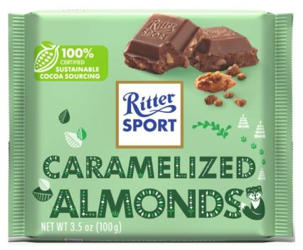 Млечен Шоколад с Карамелени Бадеми Ritter Sport 100 г