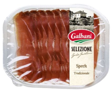 Сурово-Сушено Свинско Филе Без Глутен и Без Лактоза Galbani Speck Слайс 100 г