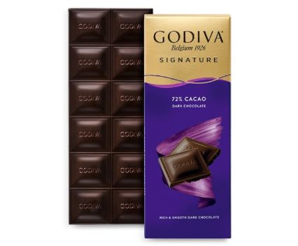 Черен Шоколад 72% Какао Godiva 90 г