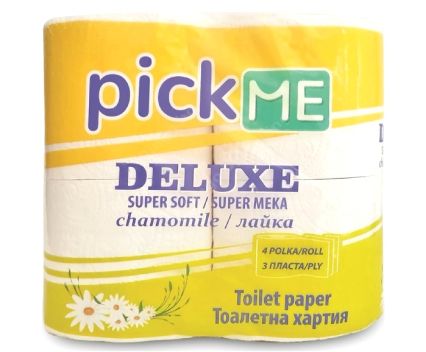 Тоалетна Хартия Лайка Pick Me 3 пл. 4 бр